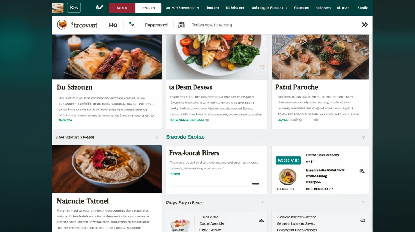 Screenshot of Article Fiesta interface